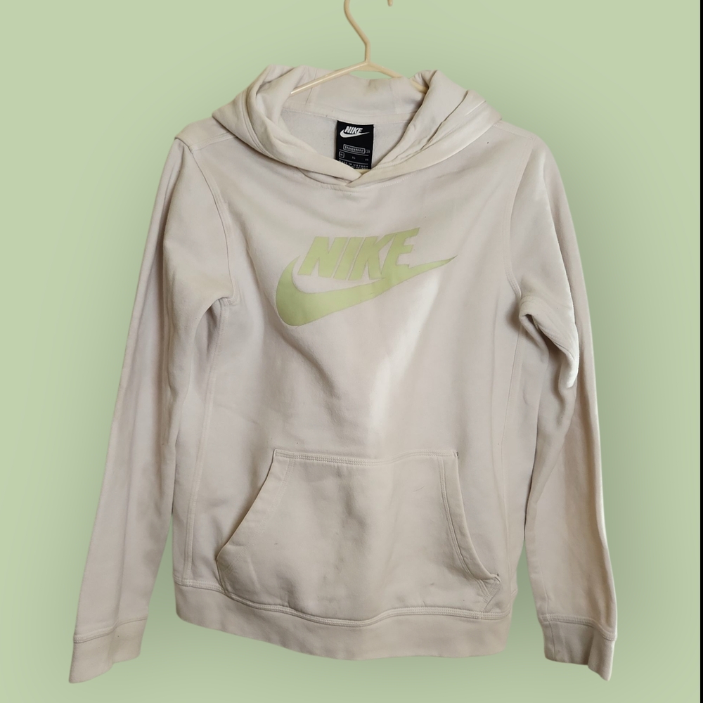 Nike Womens Oe Mens Off-White Hoodie with Black Tag